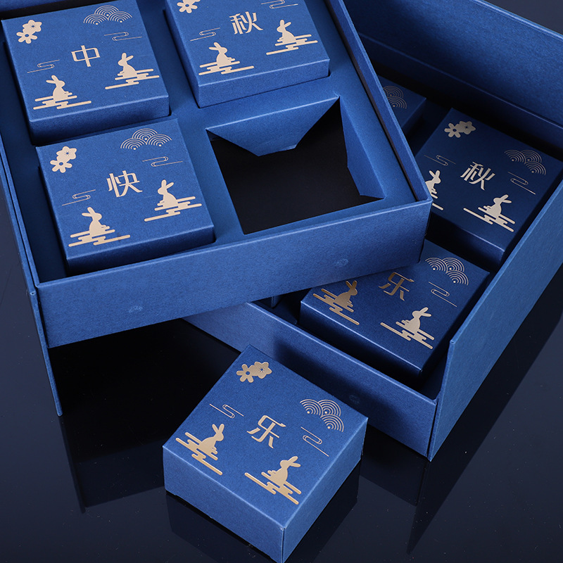 中秋商务之礼 精美双层旋转月饼盒，融合传统与现代的馈赠艺术